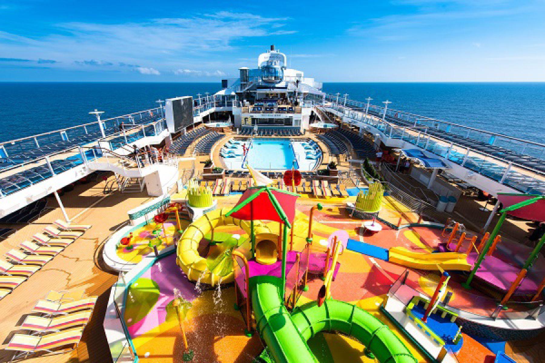 Детская водная площадка на Spectrum of the Seas