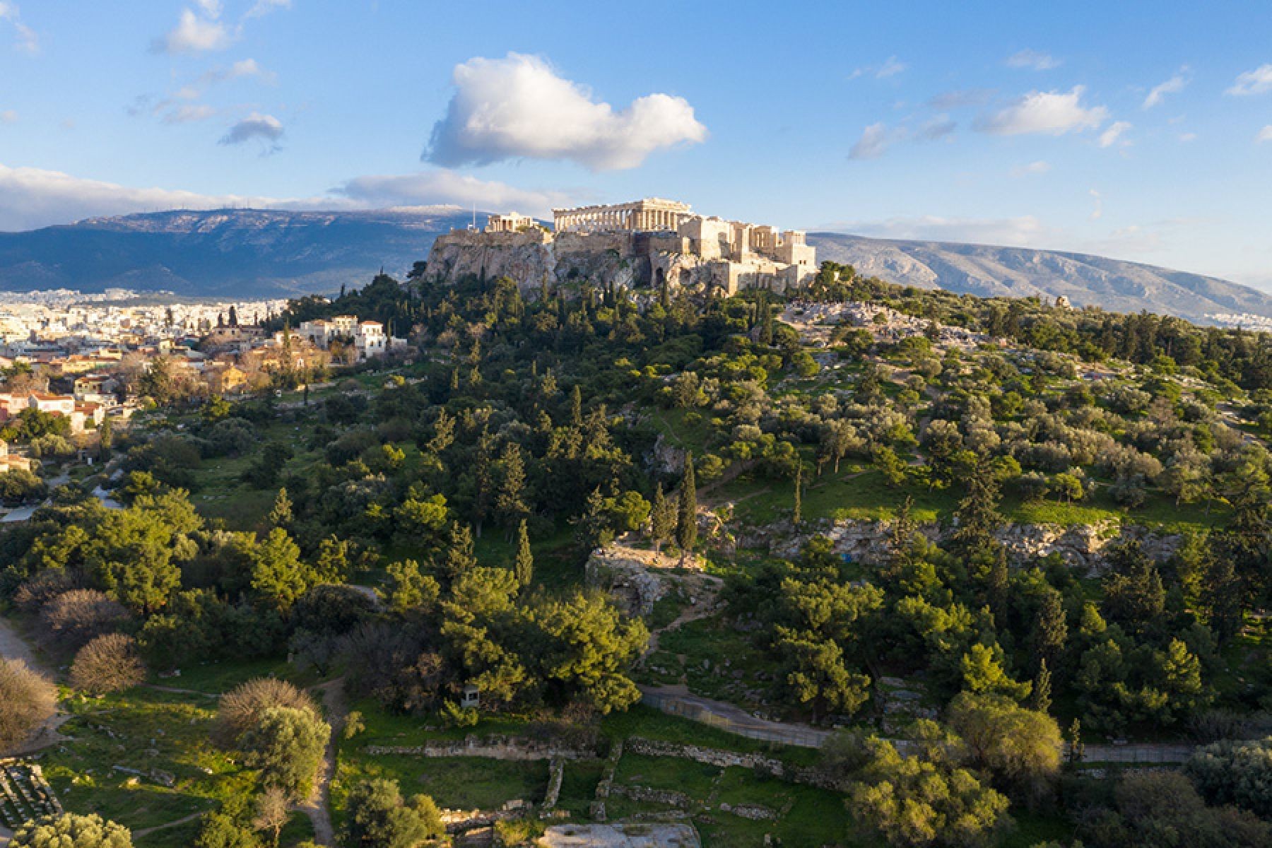 Знаменитый Афинский Акрополь